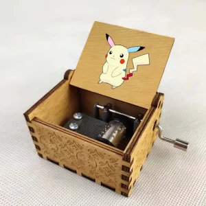 Boîte à Musique Pokemon Pikachu Rose et Bleu