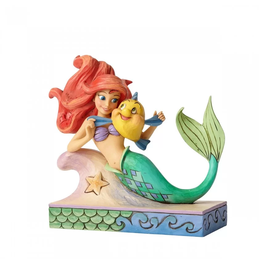 Ariel avec Polochon figurine Disney Traditions – La Petite Sirène – Image 4