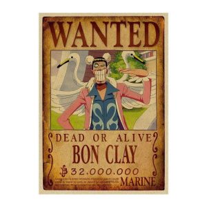 Avis De Recherche One Piece Bon Clay Wanted