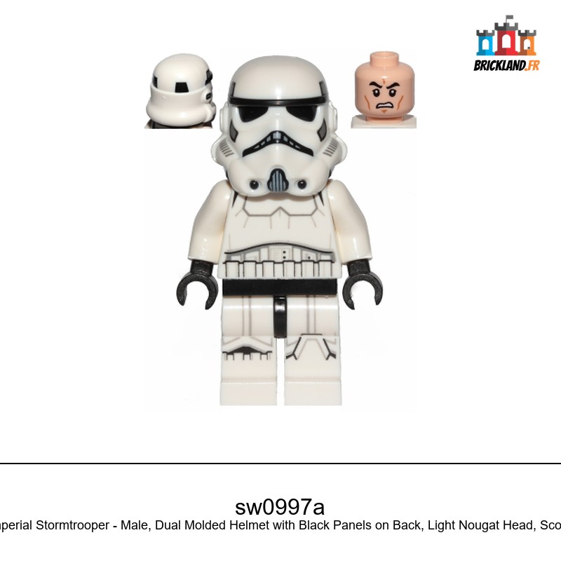 Figurine Star Wars Imperial Stormtrooper – Male, Dual Molded Helmet, réf. sw0997a
